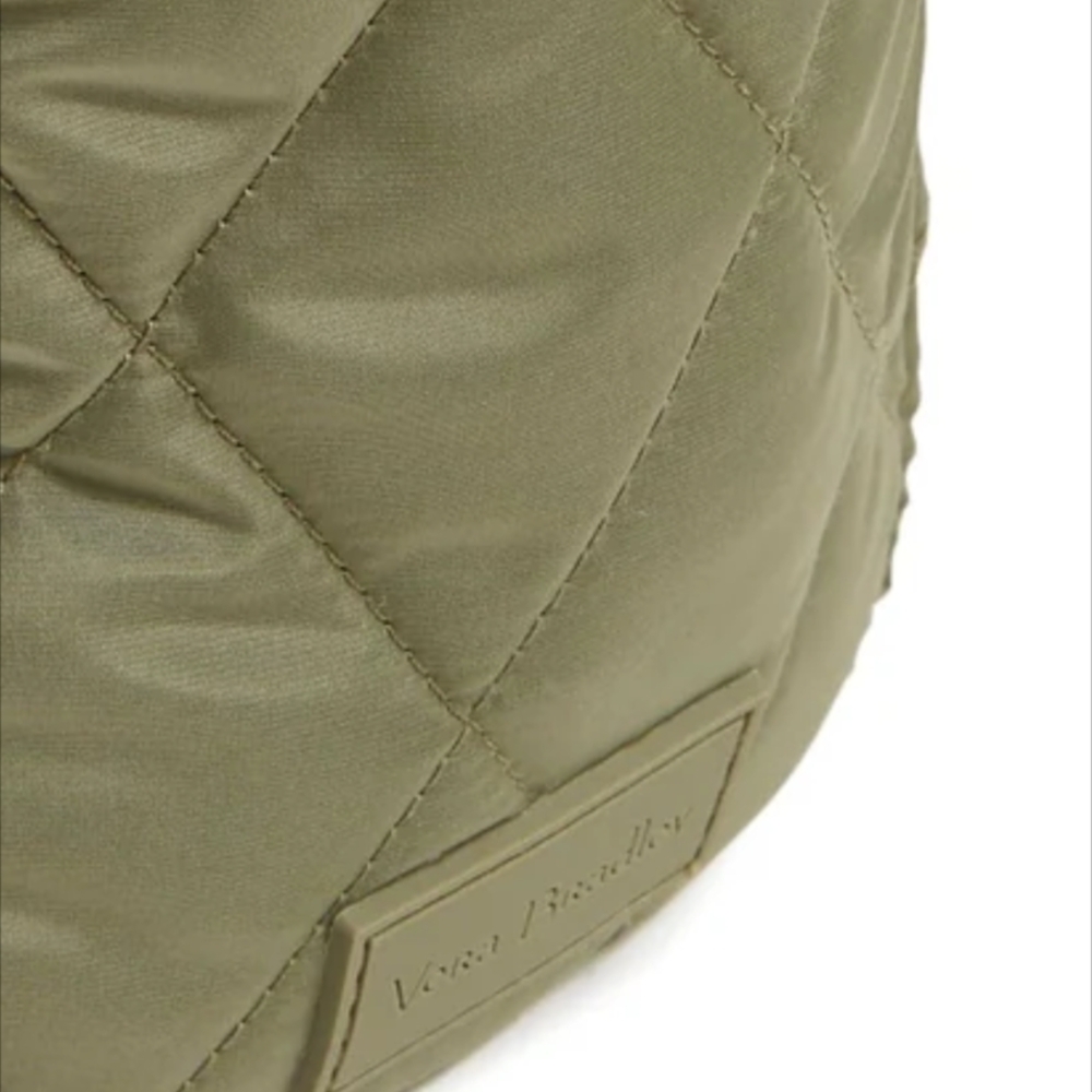 Vera Bradley Olive Quilted Backpack
